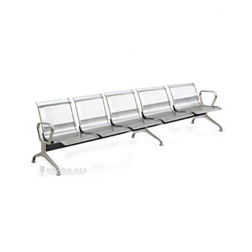 Ghế băng chờ inox 5 chỗ ngồi 