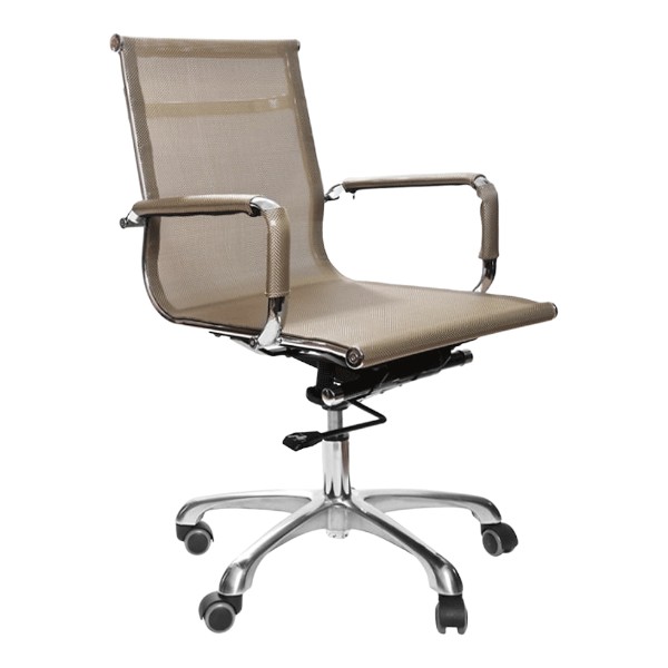 Ghế lưới màu đồng chân hợp kim nhôm: KG – 16B