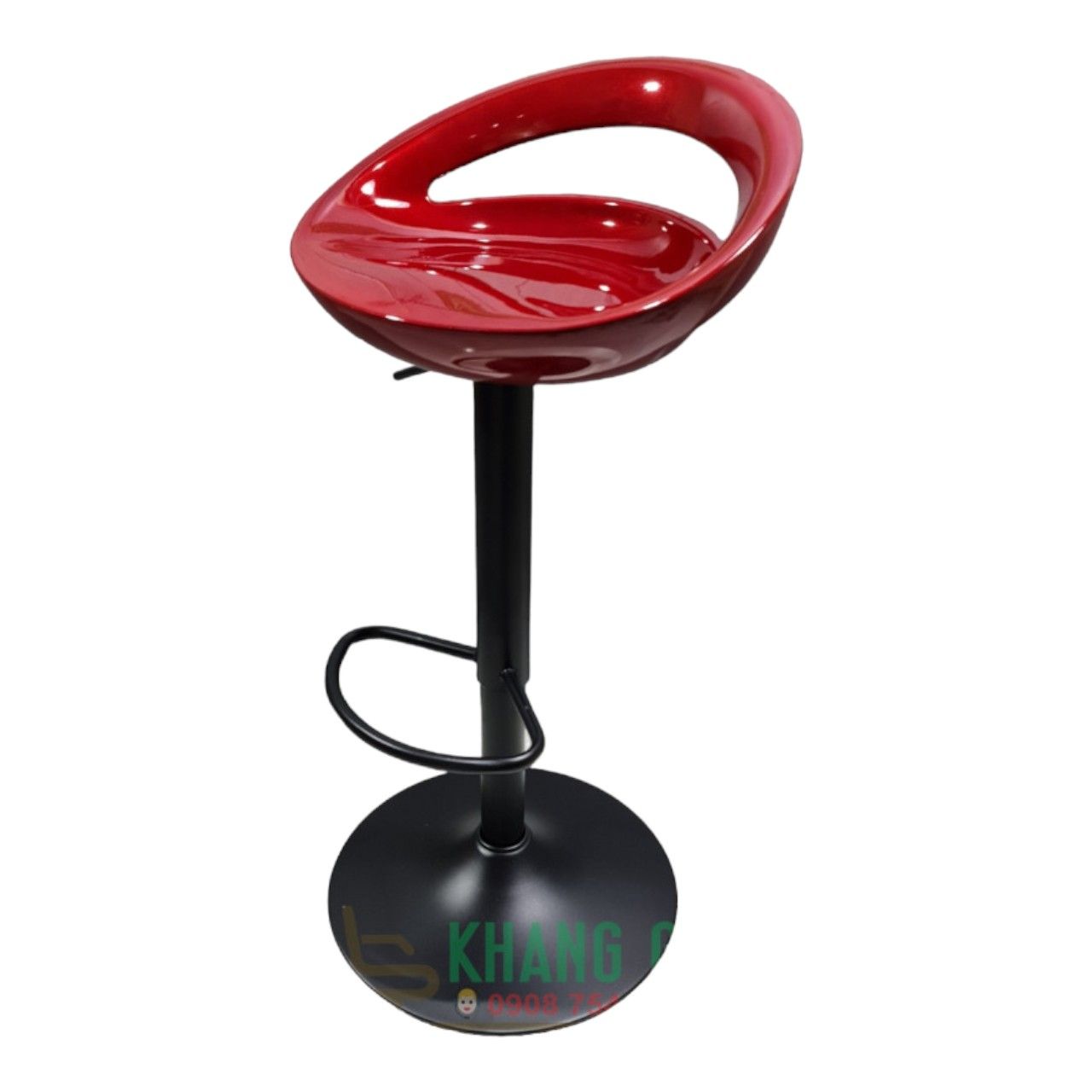 Ghế bar chân sắt sơn tĩnh điện bền đẹp Khang Gia : KG – D092