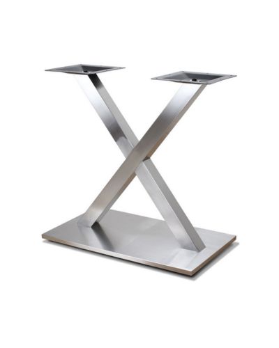 Chân bàn cafe Inox X đôi nhập khẩu: T307