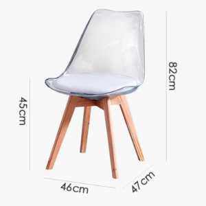 Kích thước ghế eames trong suốt