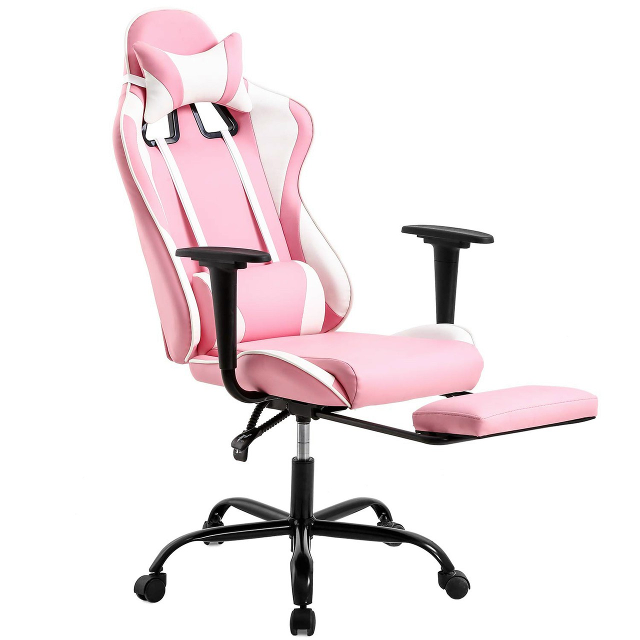 Ghế game màu hồng có massage : KG – 718