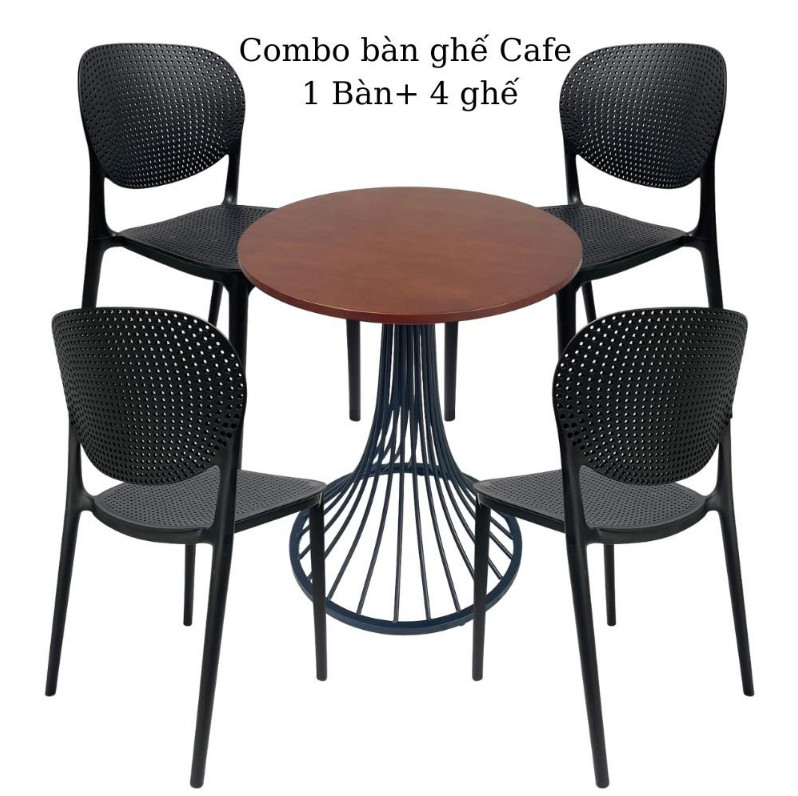 Combo bộ bàn ghế cafe đẹp giá rẻ: KG – CF185