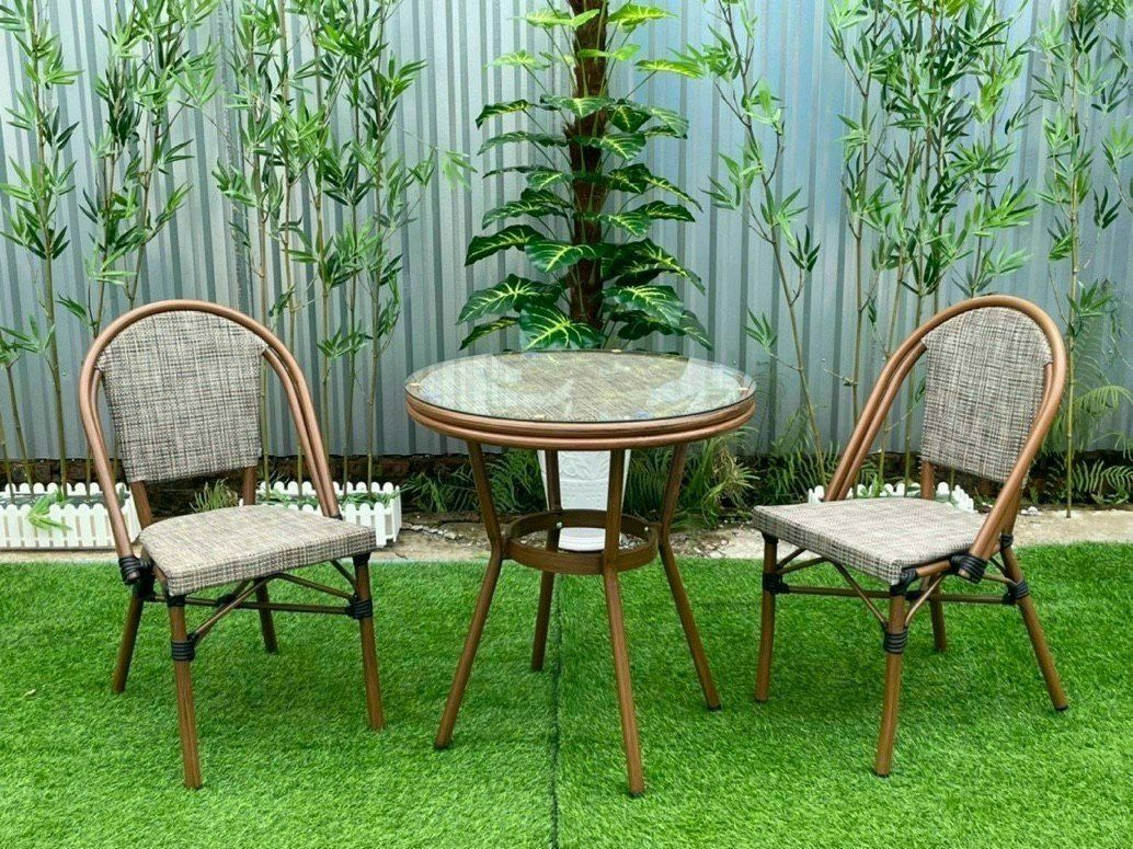 Bộ bàn ghế cafe sân vườn cao cấp: KG – T149D-2