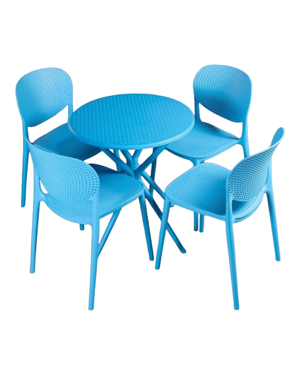 Bộ bàn ghế trà sữa full nhựa: KG – M001
