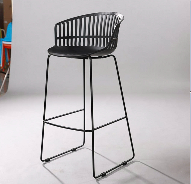 Ghế quầy bar nhựa chân sắt: KG – 4112-1