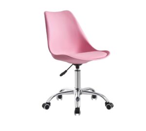 Ghế ngồi làm việc hiện đại màu hồng: KG – 289