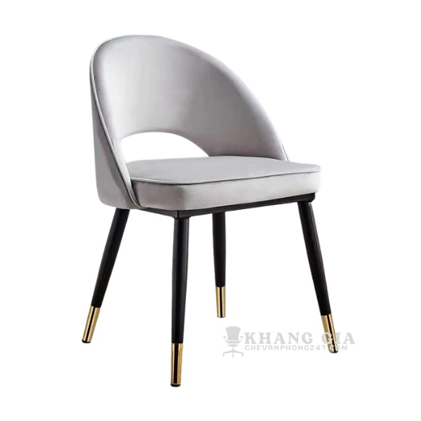 Ghế ăn bọc nỉ nhung chân thép: KG – E494