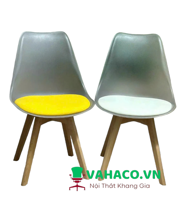 Ghế eames chân gỗ bọc đệm nhiều màu: KG – E113