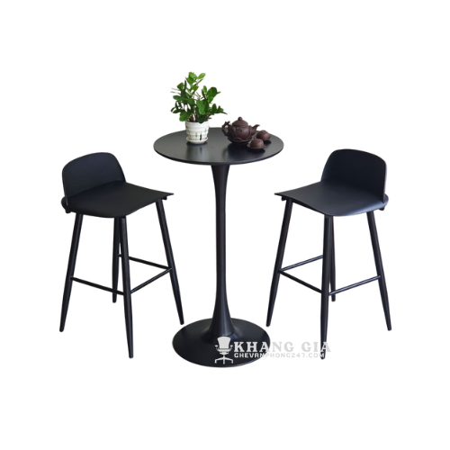 Bộ bàn ghế bar, cafe sang trọng hiện đại: KG – T167