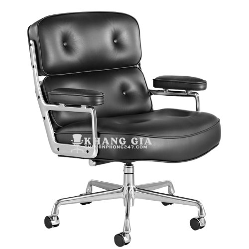 Ghế làm việc bọc da sang trọng Eames Executive Chair: KG – A995-1