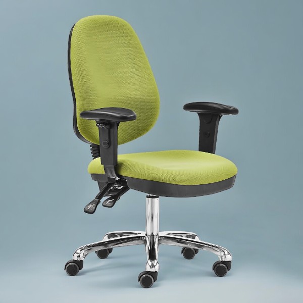 Ghế nhân viên bọc vải nỉ ergonomic