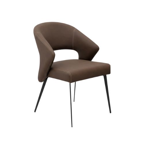 Ghế ăn bọc da cao cấp chân sắt sơn tĩnh điện: KG – E245