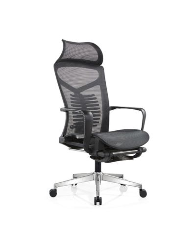 Ghế Công Thái Học Full Lưới Ngả Nằm Có Gác Chân: CTH740