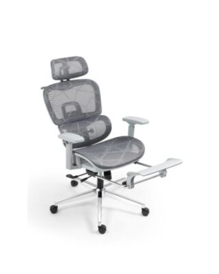 Ghế Công Thái Học Grey Có Gác Chân: KG – MF900