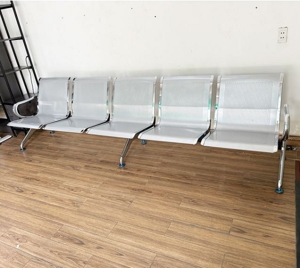 Tìm hiểu về mẫu ghế băng chờ inox 5 chỗ KG - B50 tại Khang Gia