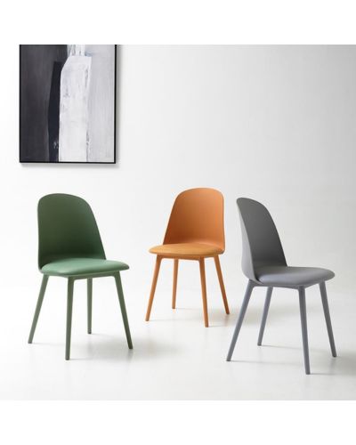 Ghế Cafe nhựa đúc nhiều màu giá rẻ: KG – S003A