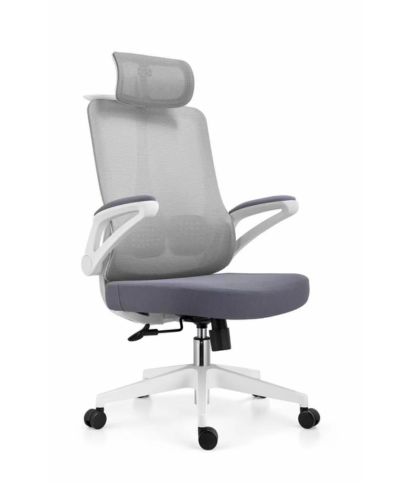 Ghế Văn Phòng Lưới Có Tựa Đầu, Tay Gập: KG – A158