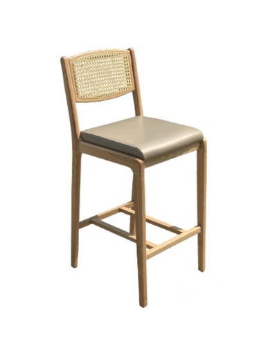 Ghế Quầy Bar Gỗ Ash Nệm Da Protis: KG – B501