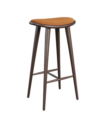 Ghế Quầy Bar Gỗ Tự Nhiện Lót Nệm: KG – B496