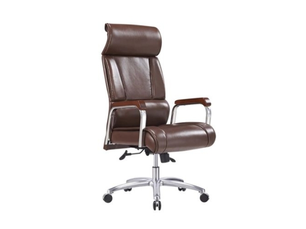 Ghế trưởng phòng tay vịn gỗ tự nhiên KG – 2302