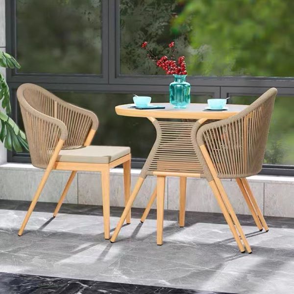 Ghế ban công kết hợp bàn trà đồng bộ