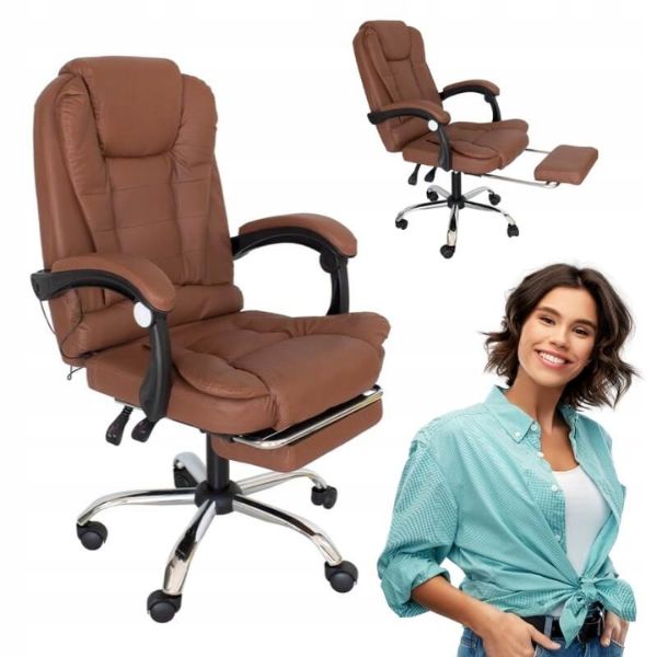 Ghế giám đốc massage da PU cao cấp