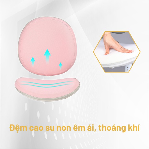 Đệm ghế cần có độ đàn hồi tốt và khả năng thoáng khí