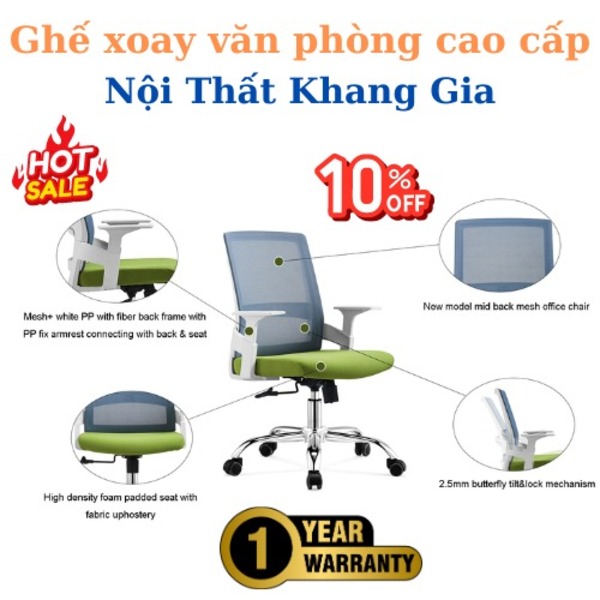 Ghế xoay văn phòng cao cấp: KG - A46-1