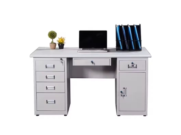 Bàn làm việc để máy tính full sắt sơn tĩnh điện