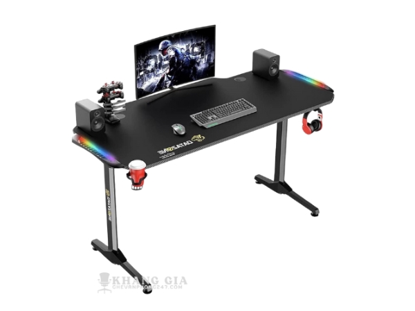 Bàn gaming cao cấp nhập khẩu, phù hợp để máy tính kèm màn hình lớn