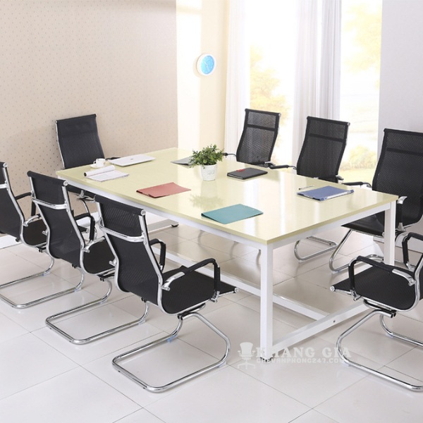 Bàn họp chân sắt vuông KG – H220 với đường nét vuông vắn