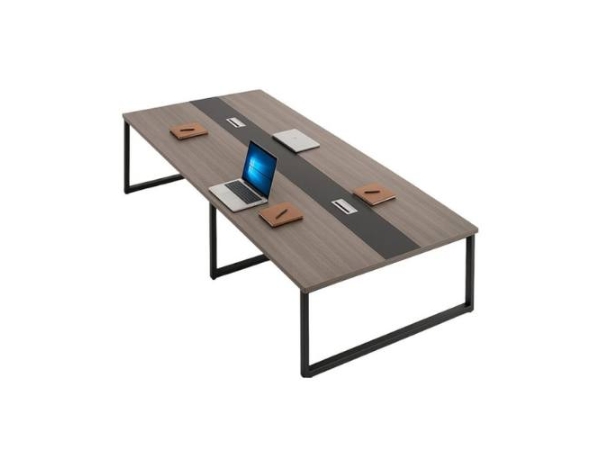 Bàn họp chân sắt mặt gỗ KG – 4412