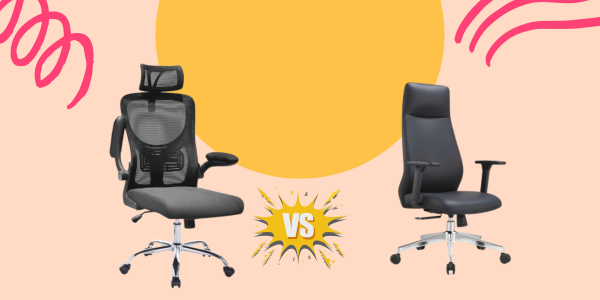 So sánh ghế văn phòng lưới và ghế da: Loại nào thoáng mát hơn?