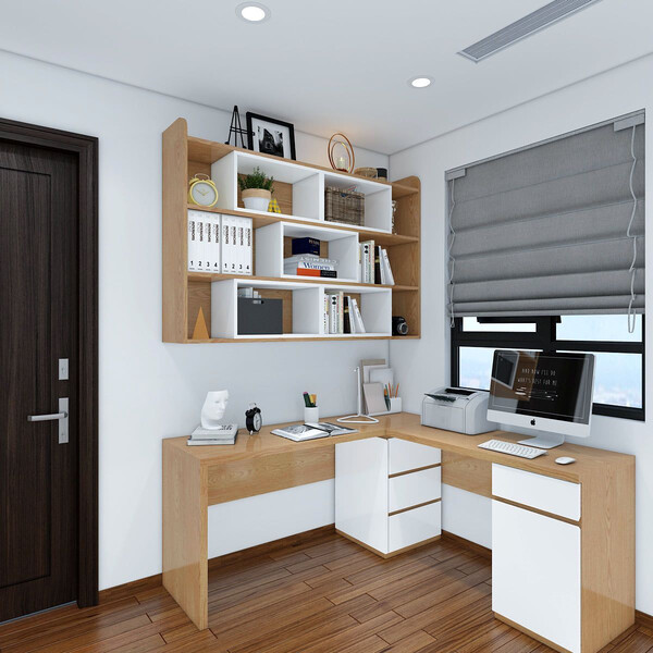 Mẫu 2 thiết kế góc làm việc tại nhà
