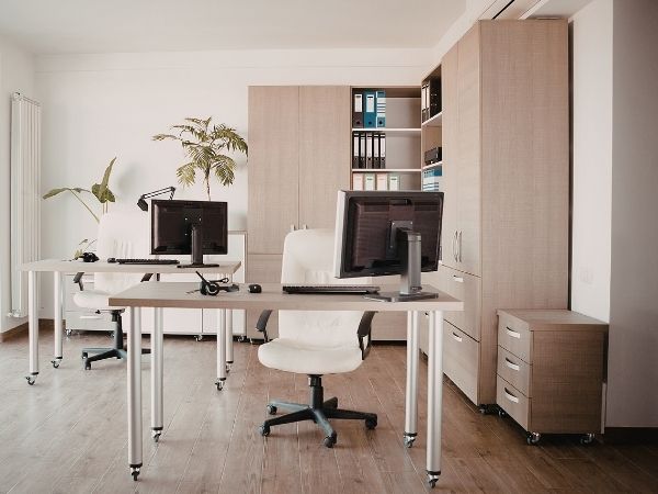Chất liệu của tủ kệ trong văn phòng