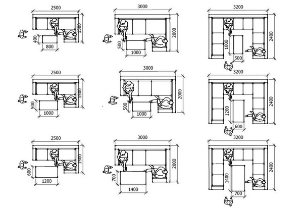 Kích thước bàn ghế phòng khách lớn, nhỏ đúng chuẩn hiện nay