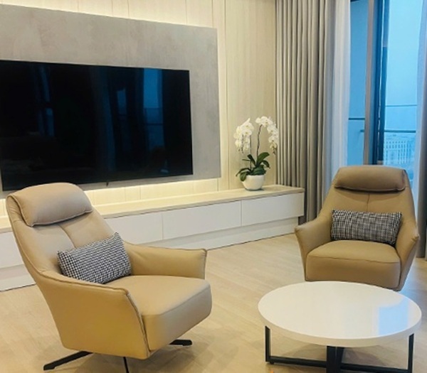 Ghế armchair thư giãn thiết kế hiện đại phù hợp phòng khách đẹp