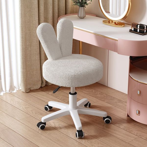 Ghế xoay ngồi bàn trang điểm nhỏ gọn bọc vải: KG – 4123