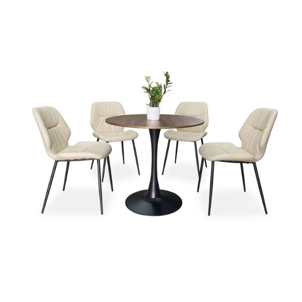 Bộ bàn tròn tiếp khách văn phòng cao cấp: KG – BTK03