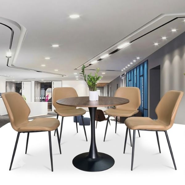 bộ bàn tròn tiếp khách văn phòng cao cấp